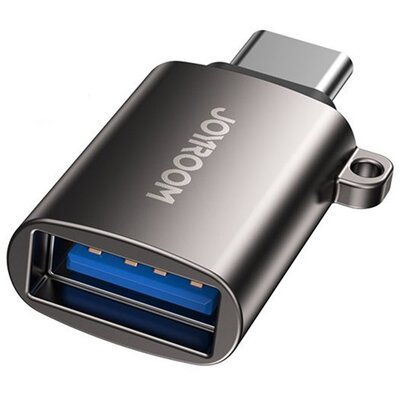 JOYROOM S-H151 BLACK JOYROOM adapter (USB aljzat - Type-C, adatátvitel és töltés) FEKETE