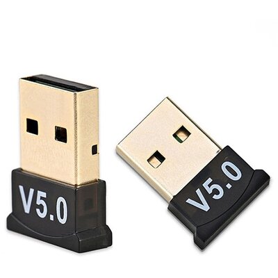Bluetooth adapter SZTEREO (V5.0, USB 2.0, mini) FEKETE
