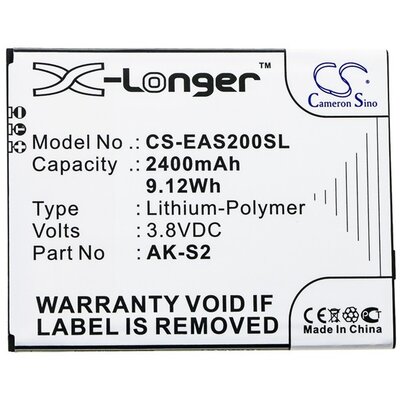 CAMERON SINO CS-EAS200SL CAMERON SINO Li-Polymer akkumulátor (3,8V / 2400 mAh, Emporia AK-S2 kompatibilis)