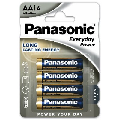 PANASONIC LR6EPS/4BP PANASONIC EVERYDAY POWER szupertartós elem (AA, LR6EPS, 1.5V, alkáli) 4db /csomag