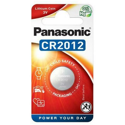 PANASONIC CR-2012EL/1B PANASONIC gombelem (CR2012, 3V, lítium) 1db / csomag