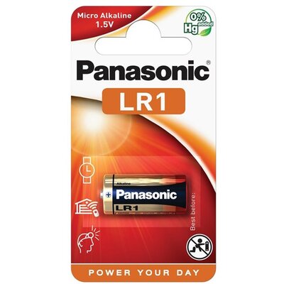 PANASONIC LR1L/1BP PANASONIC tartós elem (LR1, 1.5V alkáli) 1db / csomag