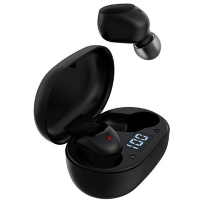 DEVIA EM406_B DEVIA JOY A6 bluetooth fülhallgató SZTEREO (v5.0, TWS, mikrofon, extra mini + töltőtok) FEKETE