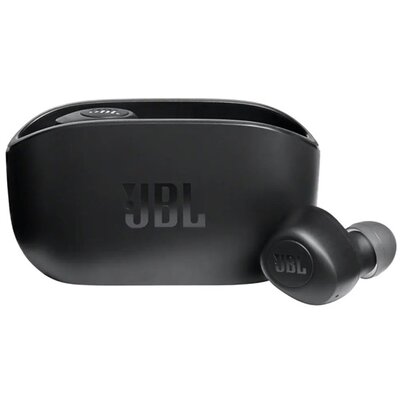 JBL JBLW100TWSBLK / JBLW100TWSIVR JBL WAVE 100 bluetooth fülhallgató SZTEREO (v5.0, TWS, extra mini + töltőtok) FEKETE