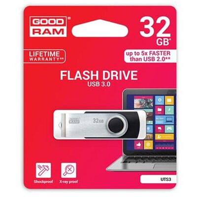 GOODRAM UTS3-0320K0R11 GOODRAM pendrive / USB Stick TWISTER (3.0) 32GB FEKETE