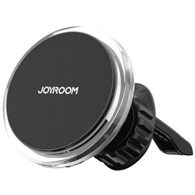 JOYROOM JR-ZS291 JOYROOM autós tartó (15W, szellőzőre, QI Wireless, vezeték nélküli töltés, 360°-ban forgatható, Magsafe rögzítés) EZÜST
