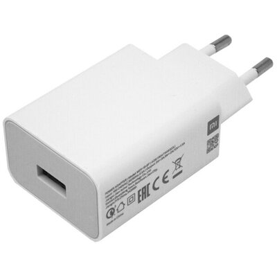 XIAOMI MDY-10-EF / MDY-08-EI XIAOMI hálózati töltő USB aljzat (5V / 2000mA, 18W, gyorstöltés támogatás, QC 3.0) FEHÉR