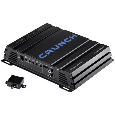 Crunch GPX750.1D 1 csatornás digitális végfok 750 W Hangerő-/basszus-/magasság szabályozás Alkalmas (autómárka): Universal