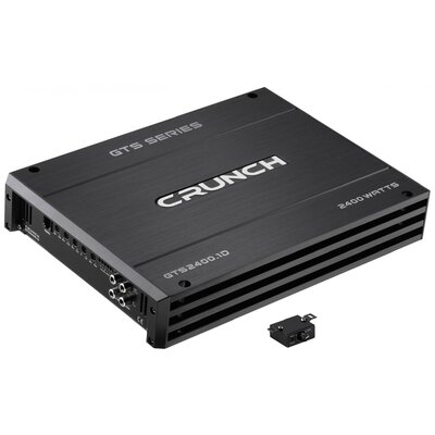 Crunch GTS2400.1D 1 csatornás digitális végfok 2400 W Hangerő-/basszus-/magasság szabályozás Alkalmas (autómárka): Universal