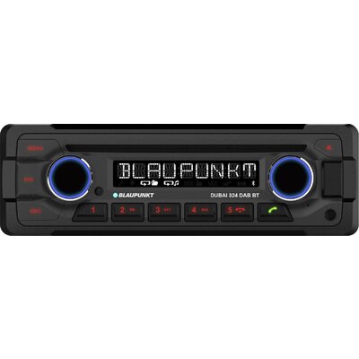 Blaupunkt DUBAI-324 DABBT Autórádió DAB + tuner, Bluetooth kihangosító, Kormány távirányító csatlakozó