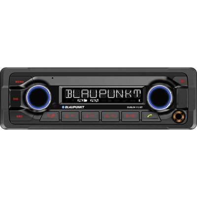 Blaupunkt Dublin 112 BT Autórádió Kormány távirányító csatlakozó, Bluetooth kihangosító, Távirányítóval