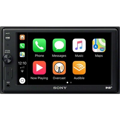Sony XAV-AX1005KIT Dupla DIN moniceiver AppRadio, Bluetooth kihangosító, DAB + tuner, Hátrameneti kamera csatlakozó