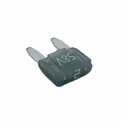Hansor ASP-M02 Mini laposbiztosíték 2 A Szürke 1 db