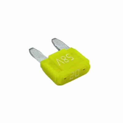 Hansor ASP-M20 Mini laposbiztosíték 20 A Sárga 1 db