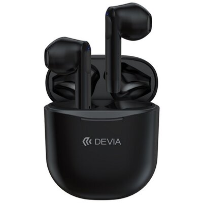 DEVIA EM409_B DEVIA JOY A10 bluetooth fülhallgató SZTEREO (v5.0, TWS, mikrofon + töltőtok) FEKETE