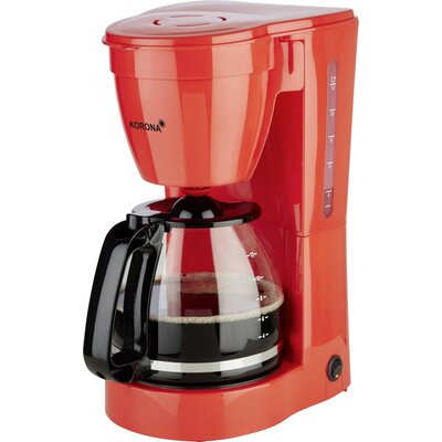 Korona 10117 Kávéfőző Piros Kapacitás, csésze=12 Melegentartás