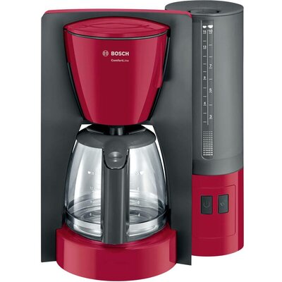 Bosch Haushalt ComfortLine Kávéfőző Piros Kapacitás, csésze=10 Üveg kanna