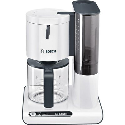 Bosch Haushalt TKA8011 Kávéfőző Fehér, Antracit Kapacitás, csésze=10 Üveg kanna, Melegentartás