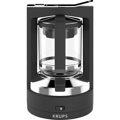 Krups KM468910 Kávéfőző Fekete Kapacitás, csésze=12 Gőznyomásos technológiával