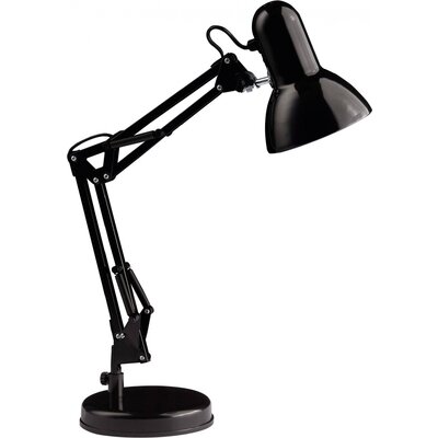 Brilliant Henry Asztali lámpa Energiatakarékos lámpa, Izzólámpa E27 28 W Fekete