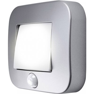 LEDVANCE NIGHTLUX® Hall L 4058075260672 LED-es éjszakai fény mozgásérzékelővel Szögletes LED Semleges fehér Ezüst