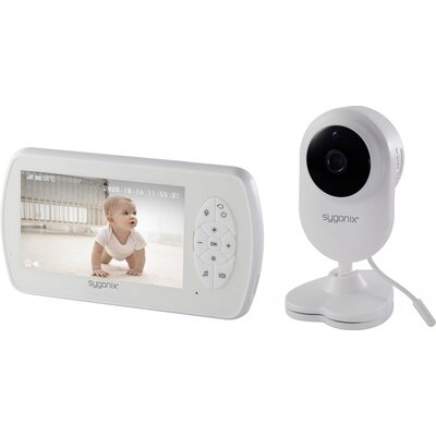 Vezeték nélküli bébifon kamerával 2,4 GHz, Sygonix HD Baby Monitor SY-4548738