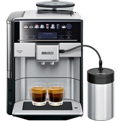 Siemens Hausgeräte EQ 6 plus S700 TE657M03DE Automata kávéfőző Nemesacél