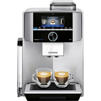 Siemens Siemens SDA TI9558X1DE Automata kávéfőző Nemesacél, Fekete
