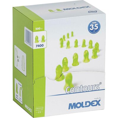 Moldex 740001 Contours Hallásvédő füldugó 35 dB eldobható 200 pár