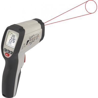 VOLTCRAFT IR 800-20C Infra hőmérő Optika 20:1 -40 - 800 °C Pirométer Kalibrált: ISO