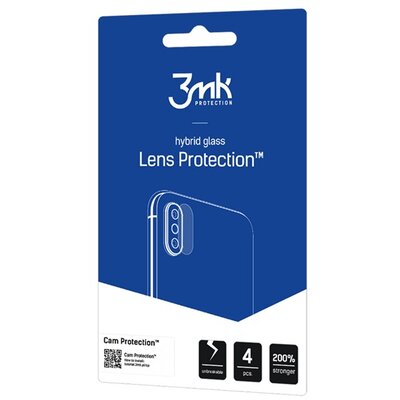3MK LENS PROTECTION kameravédő üveg 4db (flexibilis, karcálló, ultravékony, 0.2mm, 7H) ÁTLÁTSZÓ [Huawei Nova 10 Pro]