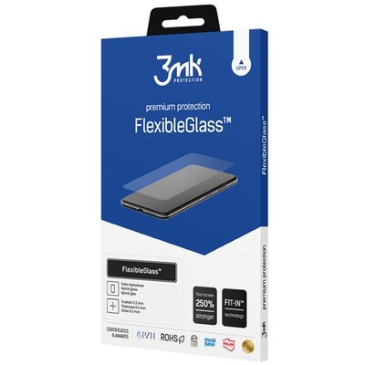 3MK FLEXIBLE GLASS képernyővédő üveg (2.5D, flexibilis, ultravékony, 0.3mm, 7H) ÁTLÁTSZÓ [Sony Xperia 10 V (XQ-DC54)]