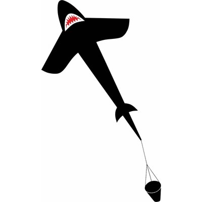 Ecoline Sárkány Shark Kite 5 &#39 Fesztáv 1500 mm