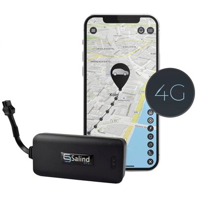 Salind GPS SALIND 01 4G GPS adatgyűjtő Járműkövetés Fekete