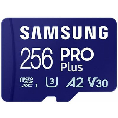 Samsung Pro Plus microSD kártya R180/W130, 256GB