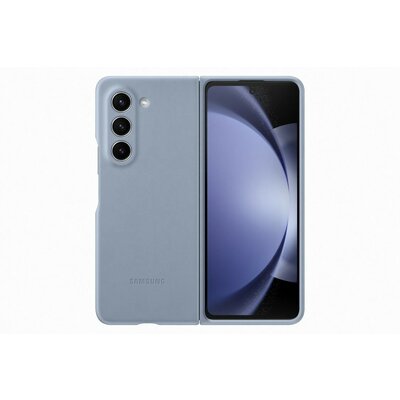 Samsung Galaxy Z Fold 5 Eco bőr tok, Kék