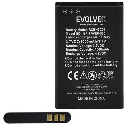 EVOLVEO SGM EP-770-BAT EVOLVEO akkumulátor 1000 mAh LI-ION [Evolveo EP-770 EasyPhone FP]