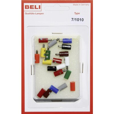 BELI-BECO 7/1010 Miniatűr banándugó Tű átmérő: 2.6 mm 1 készlet