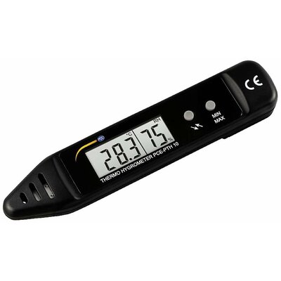 PCE Instruments PCE-PTH 10 Digitális hőmérő Kalibrált (ISO) -10 - +50 °C