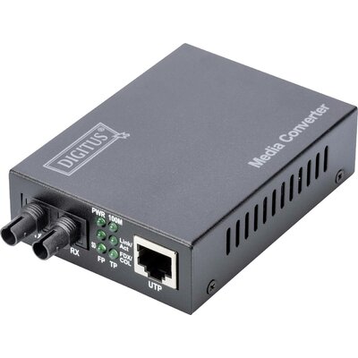 Digitus DN-82010-1 LAN, ST Simplex Hálózati médiakonverter 100 MBit/s