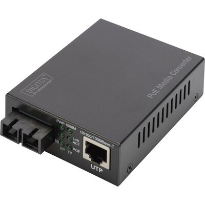 Digitus DN-82150 LAN 10/100/1000 MBit/s, SC Duplex Média konverter 10 / 100 / 1000 MBit/s