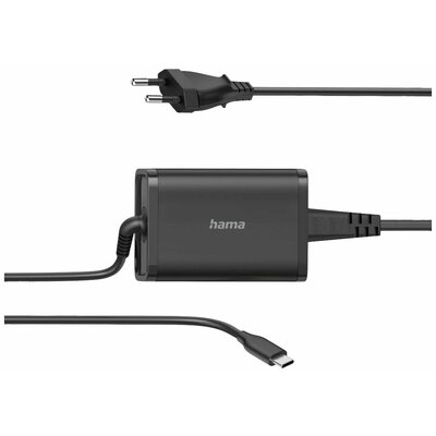 Hama 200006 USB-s töltőkészülék 65 W 5 V/DC, 20 V/DC 3.25 A Automatikus méréshatár váltás