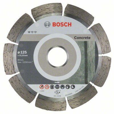 Bosch Accessories 2608603240 Gyémánt bevonatú vágótárcsa Ø 125 mm 10 db