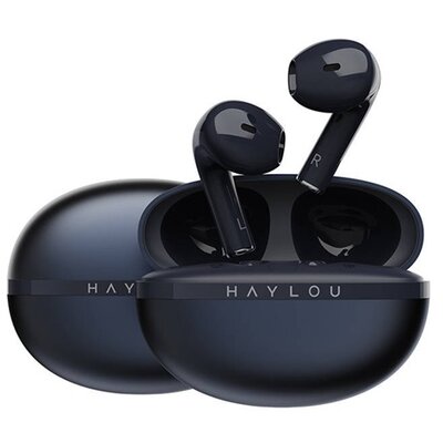 HAYLOU X1_2023_BK HAYLOU X1 2023 bluetooth fülhallgató SZTEREO (v5.3, TWS, mikrofon, zajszűrő, IPX4 vízálló + töltőtok) FEKETE