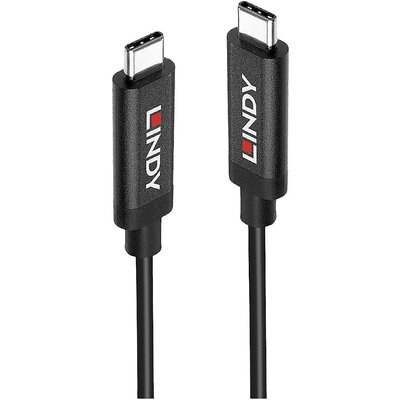 LINDY USB kábel USB 3.2 Gen2 (USB 3.1 Gen2) USB-C® dugó, USB-C® dugó 5.00 m Fekete 43308