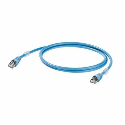 Weidmüller 1165900010 RJ45 Hálózati kábel, patchkábel CAT 6A S/FTP 1.00 m Kék UL minősített 1 db