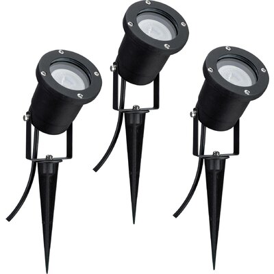 Paulmann LED-es kerti fényszóró készlet EEK: G (A - G) LED GU10 6 W Fekete