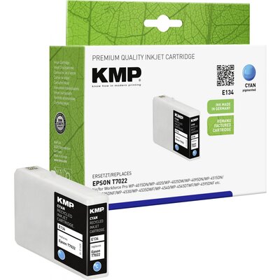 KMP Tinta helyettesíti Epson T7022 Kompatibilis Cián E134 1620,4003