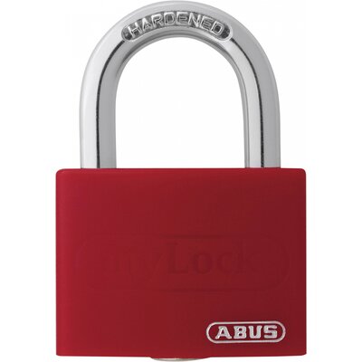 ABUS ABVS50011 Függő lakat 43 mm Piros Kulcsos zár