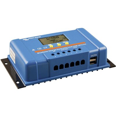 Victron Energy Blue-Solar PWM-LCD&USB Napelem töltésszabályozó PWM 12 V, 24 V, 48 V 30 A